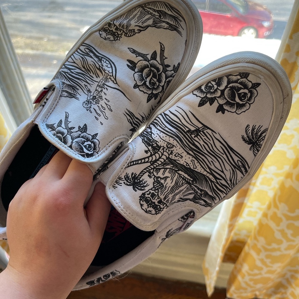 Vans x Sketchy Tank Slip ons
